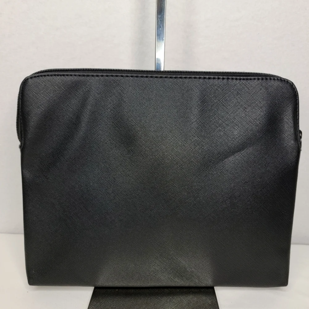 Bvlgari Black Leather Clutch‎